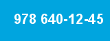978 640-12-45